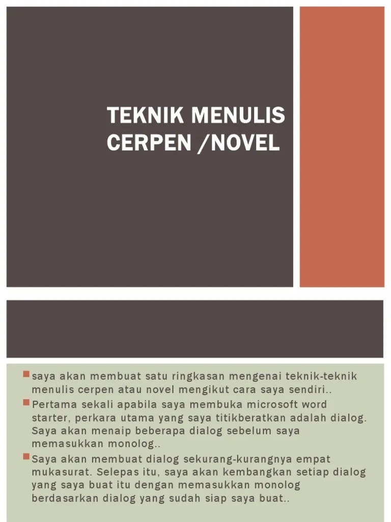 Cara Membuat Sinopsis Cerpen