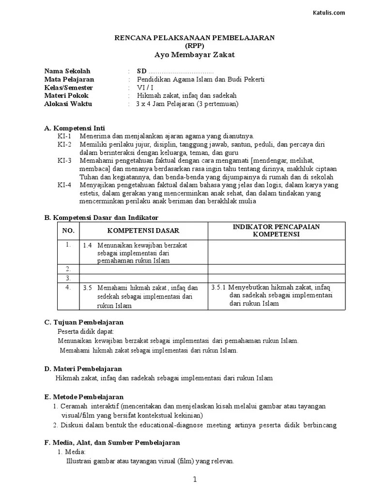 Kelas 6 Hikmah Zakat, Infaq Dan Sadekah Materi 4 | PDF