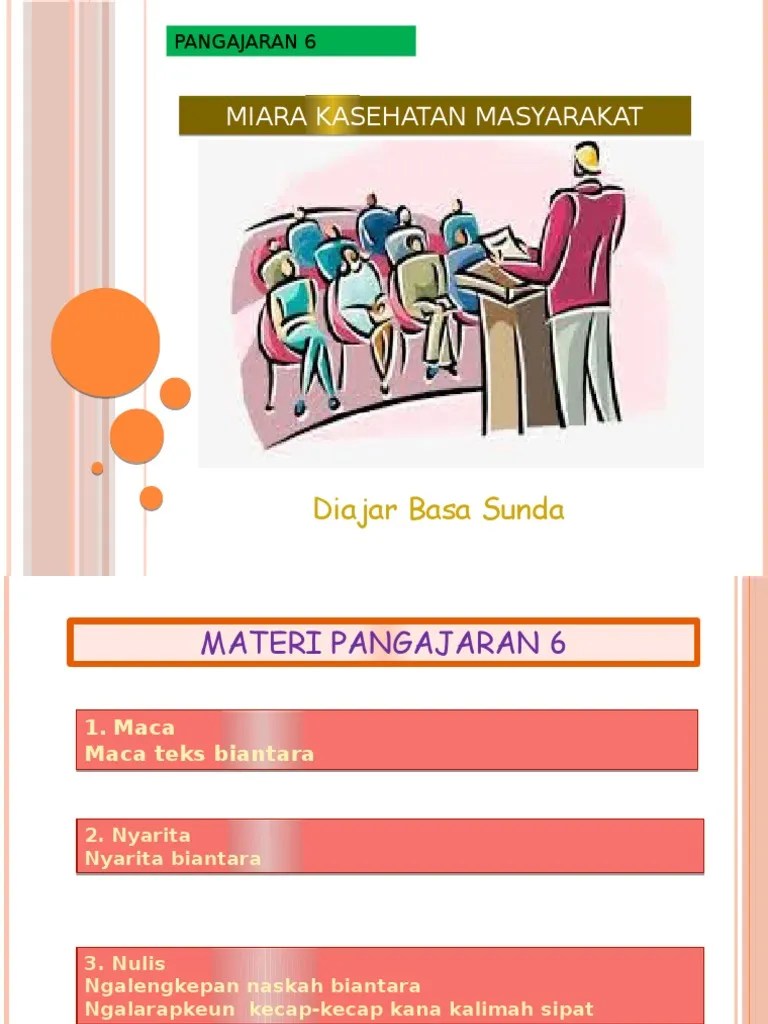 KELAS 6 bahSA SUNDA | PDF
