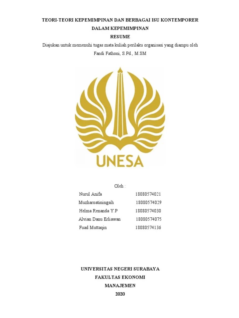 Kepemimpinan Dan Isu Kontemporer