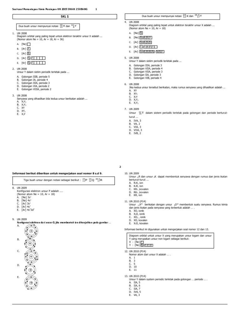 Soal Kumpulan UN (Byl) Per SKL | PDF