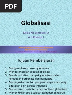 Globalisasi | PDF