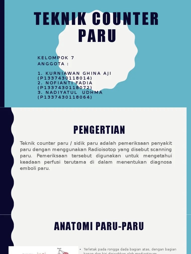 Teknik Counter Paru | PDF