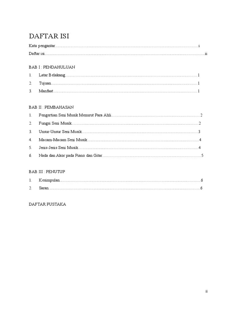 Makalah Seni Musik