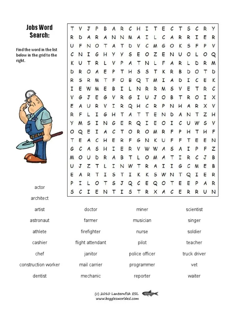 TTS Pekerjaan Dalam Bahasa Inggris | PDF