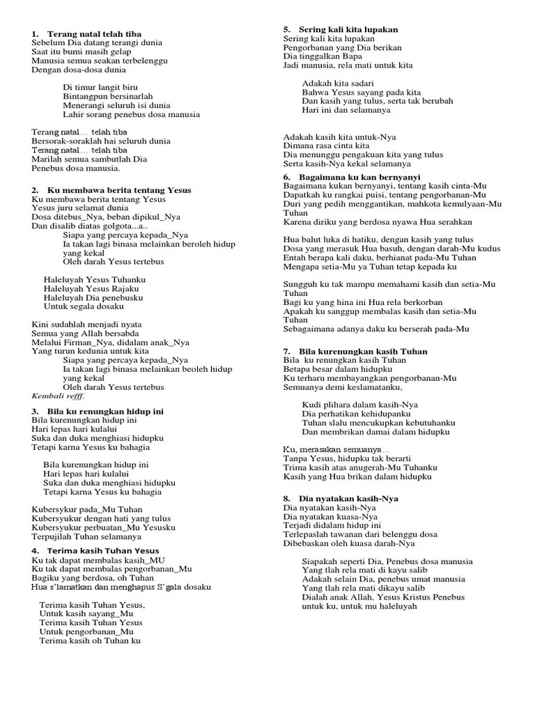 Kumpulan Lagu VG Kerit 2 | PDF