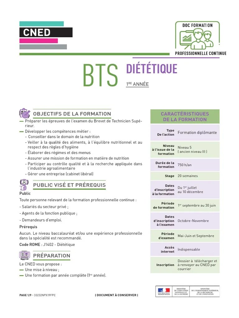 Lettre De Motivation Bts Diétetique