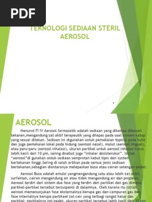 AEROSOL | PDF