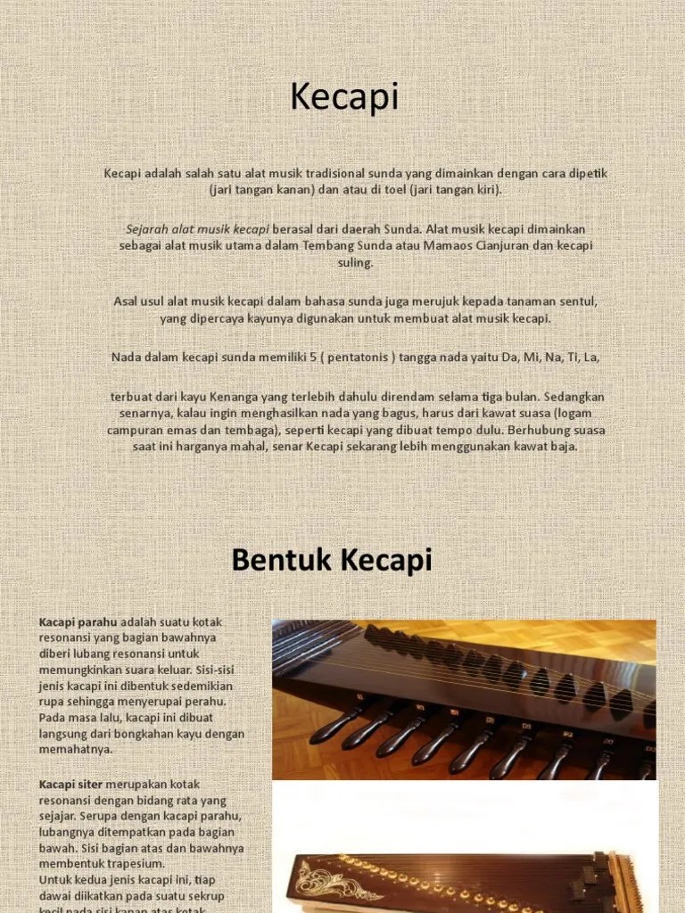 Kecapi Music Instrument | PDF