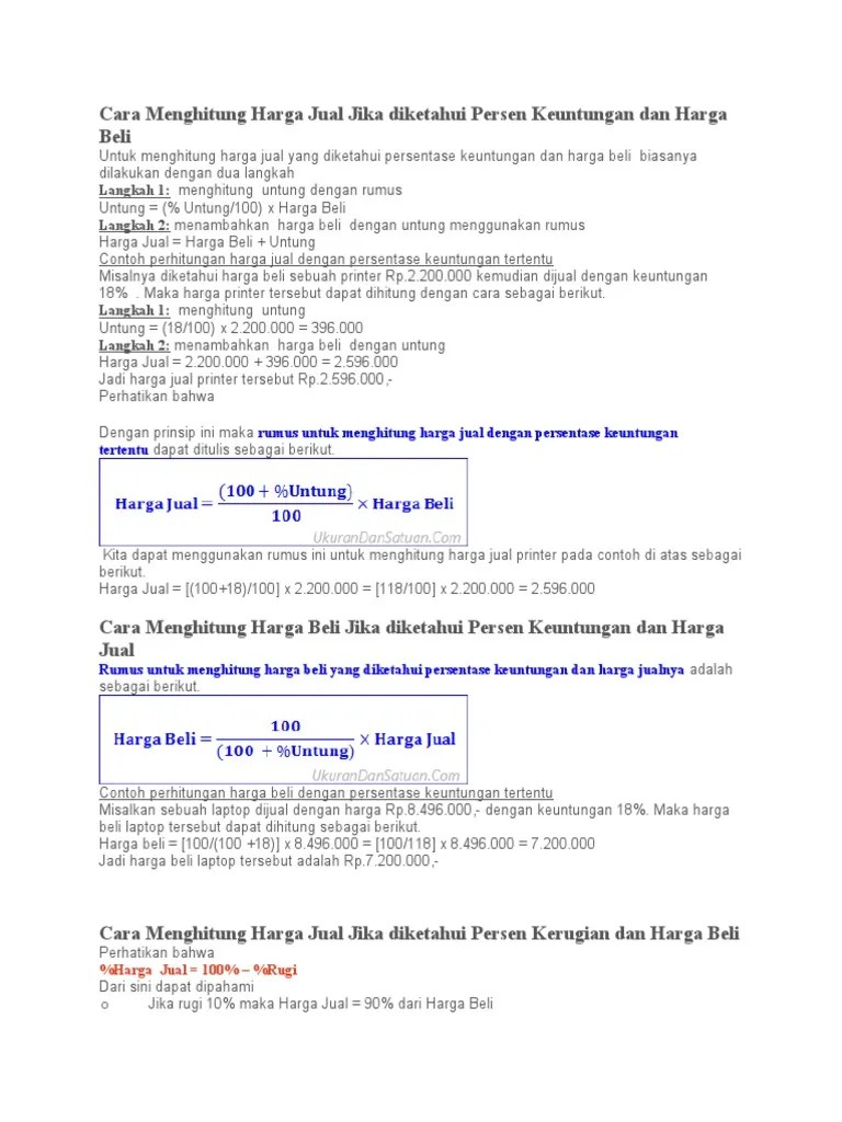 Aritmatika Sos | PDF