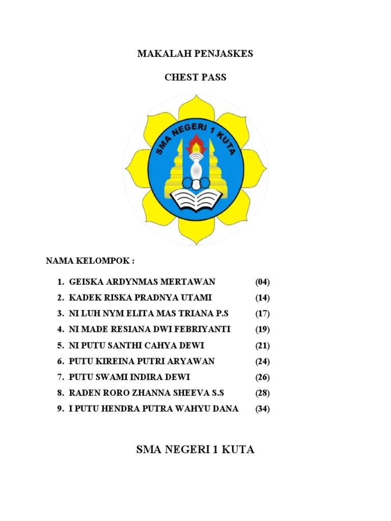 Makalah Chest Pass | PDF