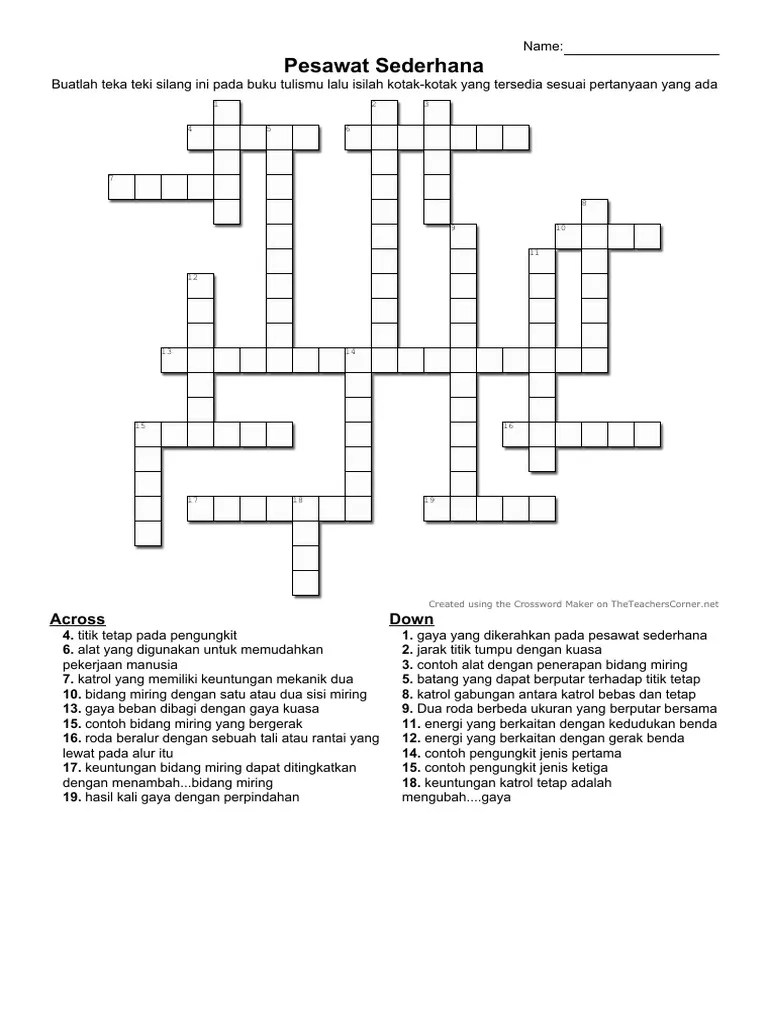 TTS Pesawat Sederhana | PDF