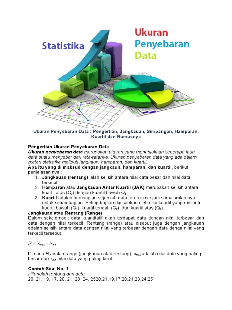 Ukuran Penyebaran Data Statistik | PDF