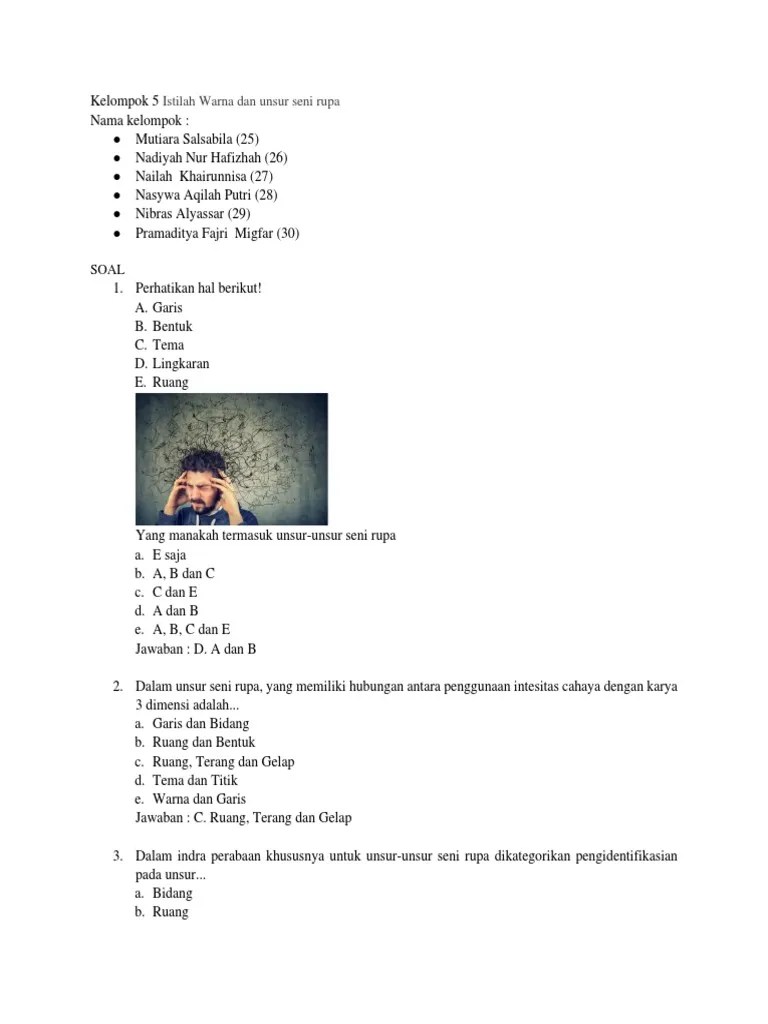 Seni Budaya Kelompok 5 - XIIMIPA5 | PDF