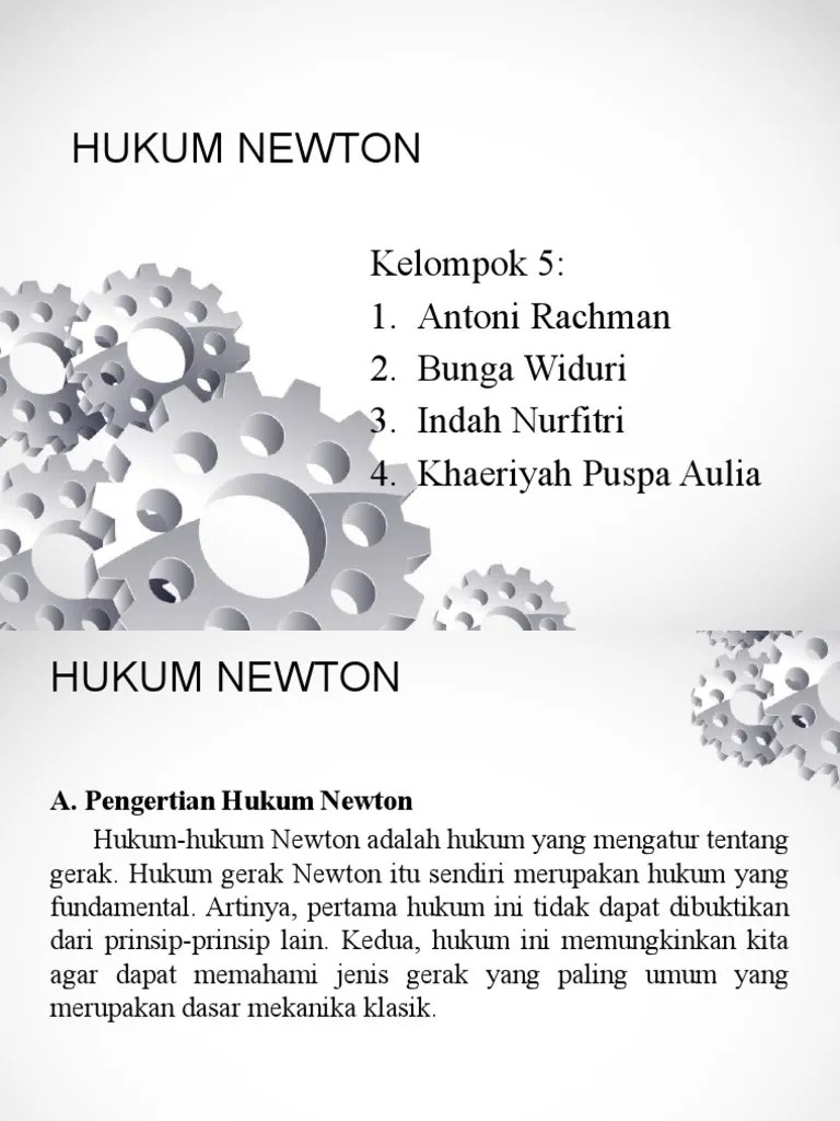 Hukum Newton | PDF
