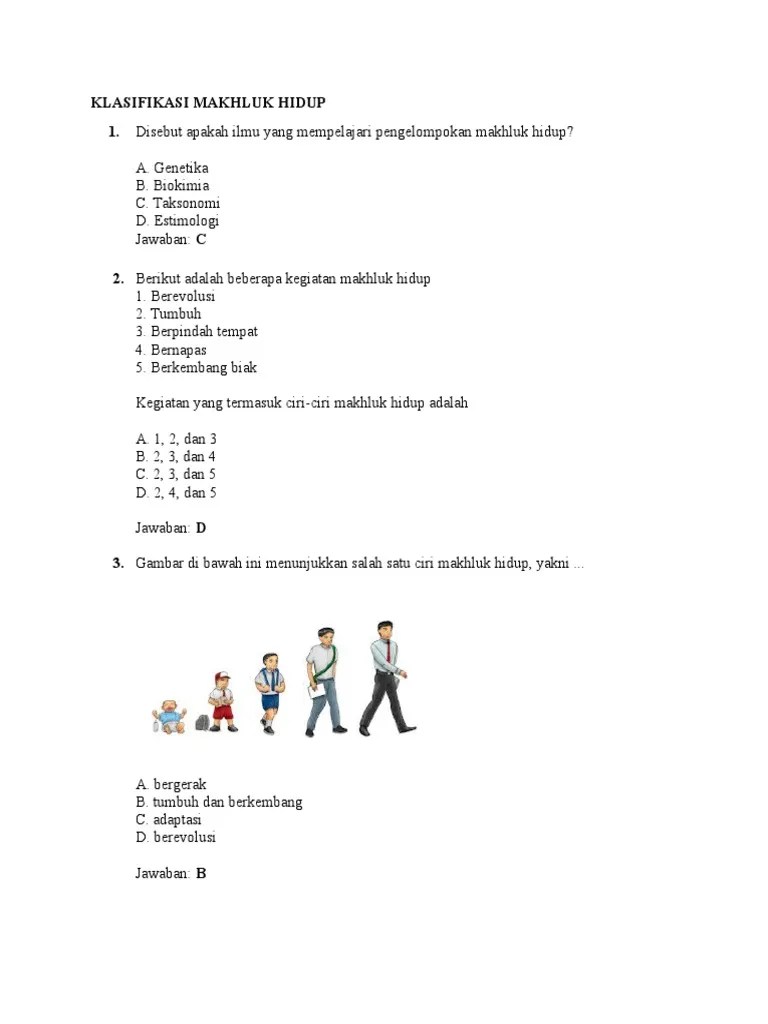 Klasifikasi Makhluk Hidup | PDF
