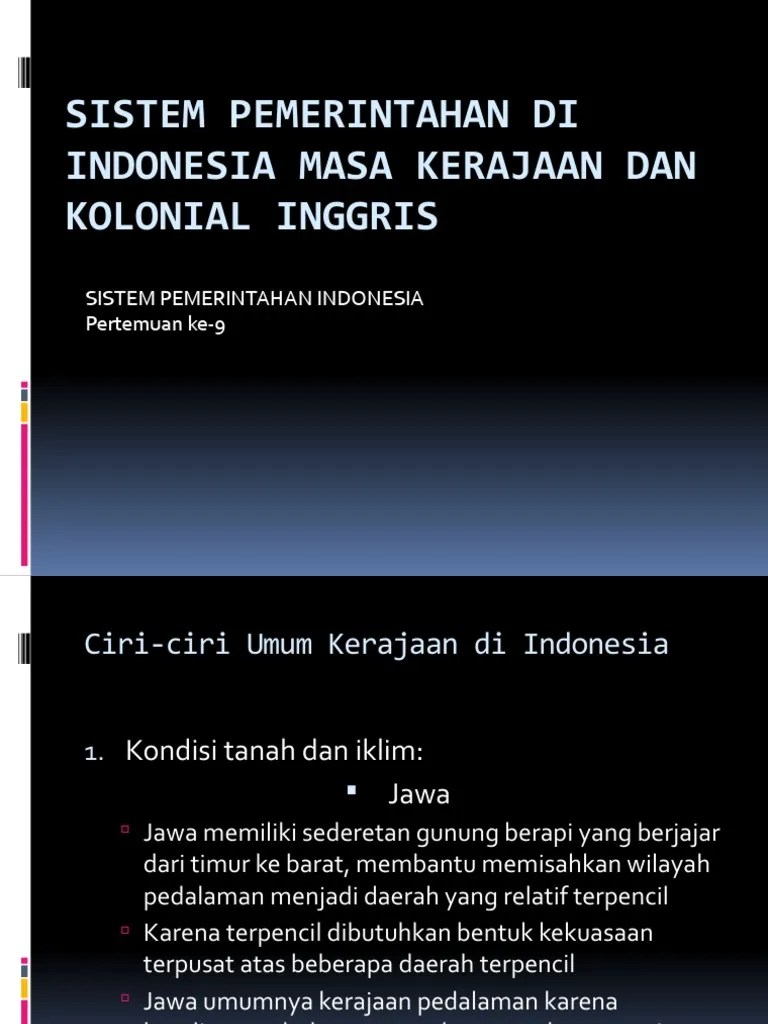 Sistem Pemerintahan Negara Inggris | PDF