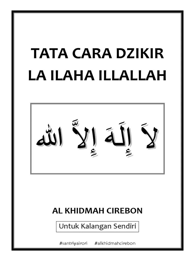 Tata Cara Dzikir Lailaha Illallah | PDF
