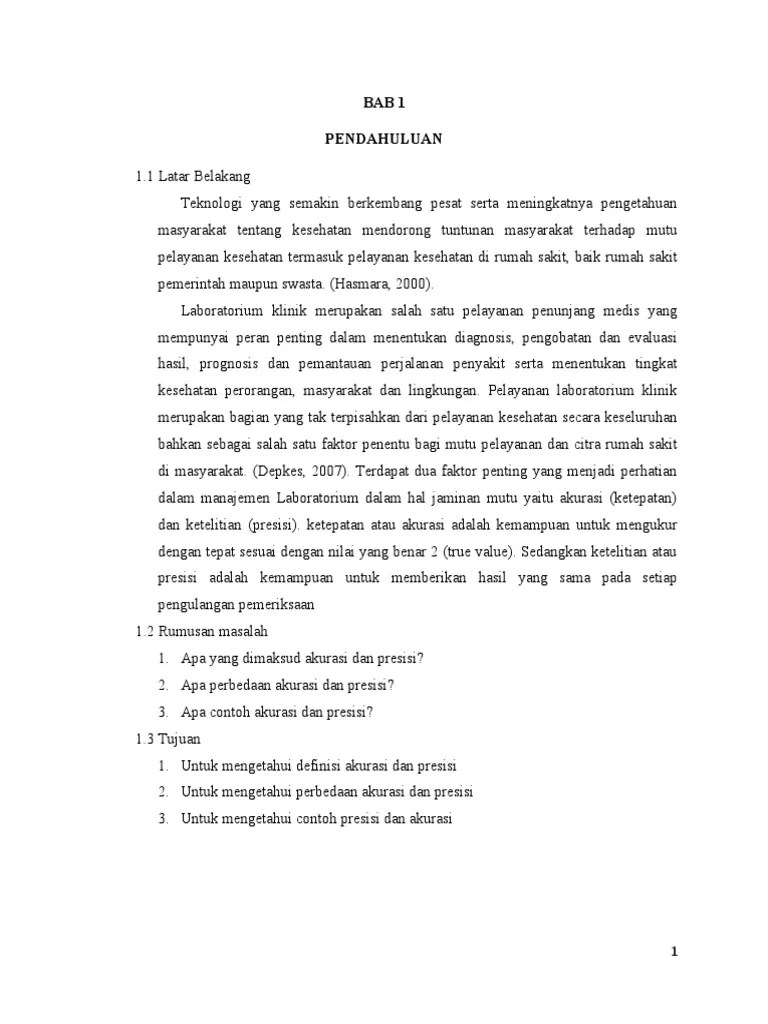 Presisi Akurasi | PDF