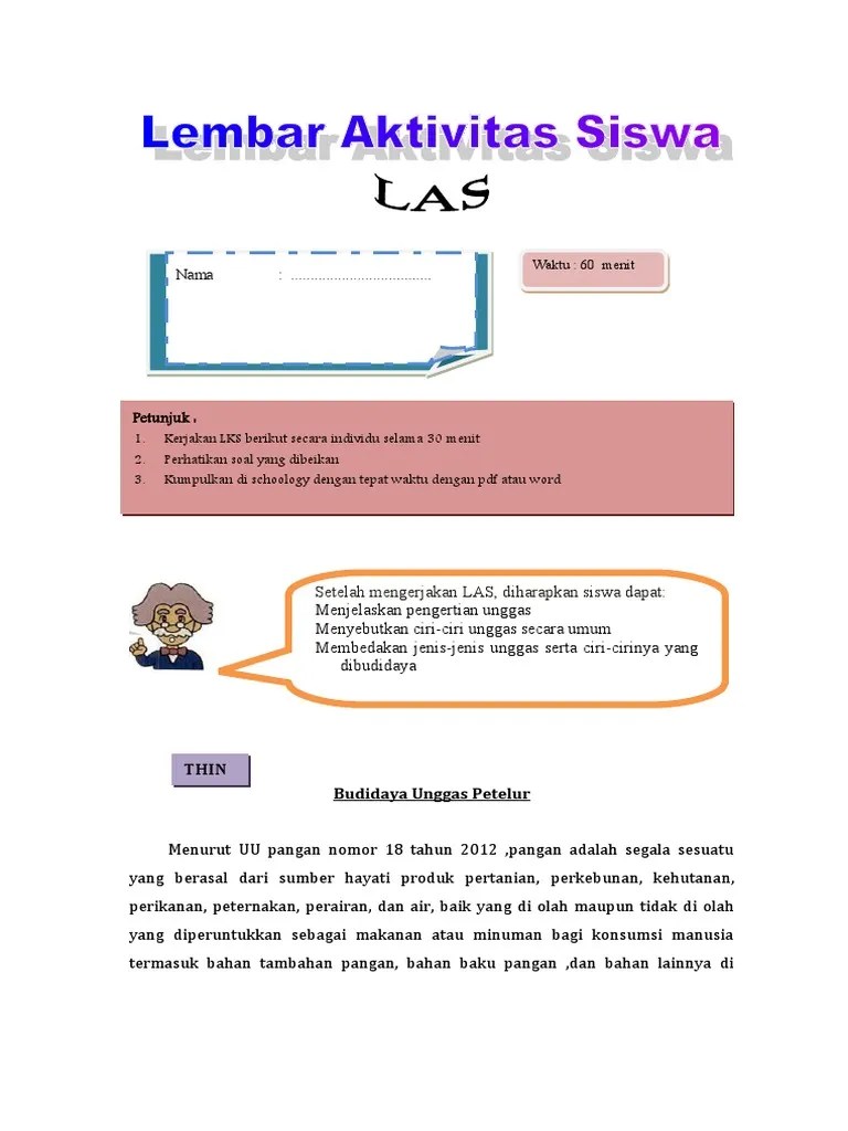 LKS Unggas Petelur 1 | PDF