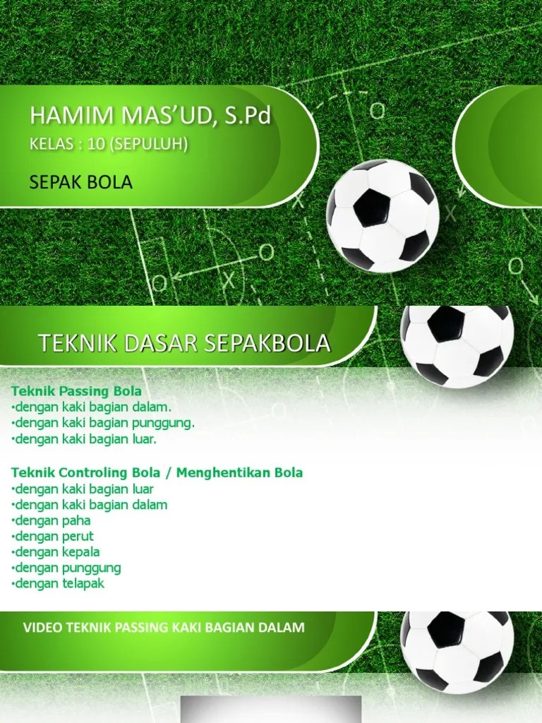 Video Teknik Sepak Bola | PDF