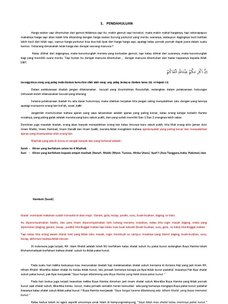 Shalat 4 Mazhab | PDF