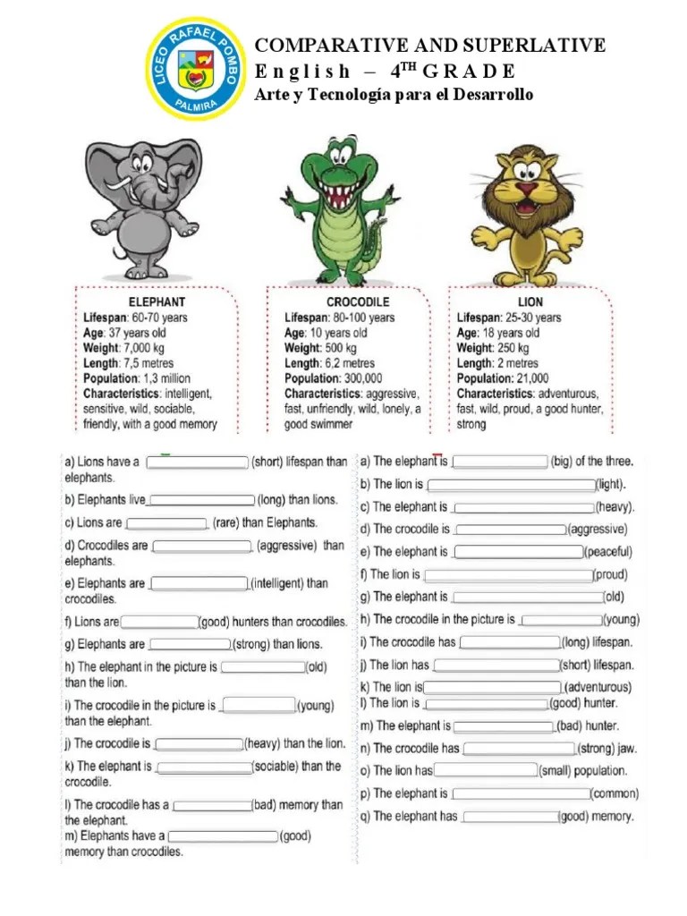 Comparative and Superlative 2 | PDF