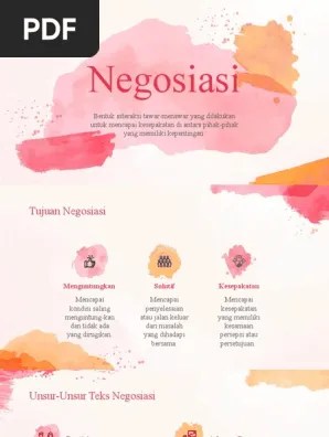 Teks Negosiasi | PDF