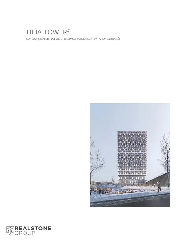 Tilia Tower Malley Rapport Du Jury | PDF | Transport | La nature