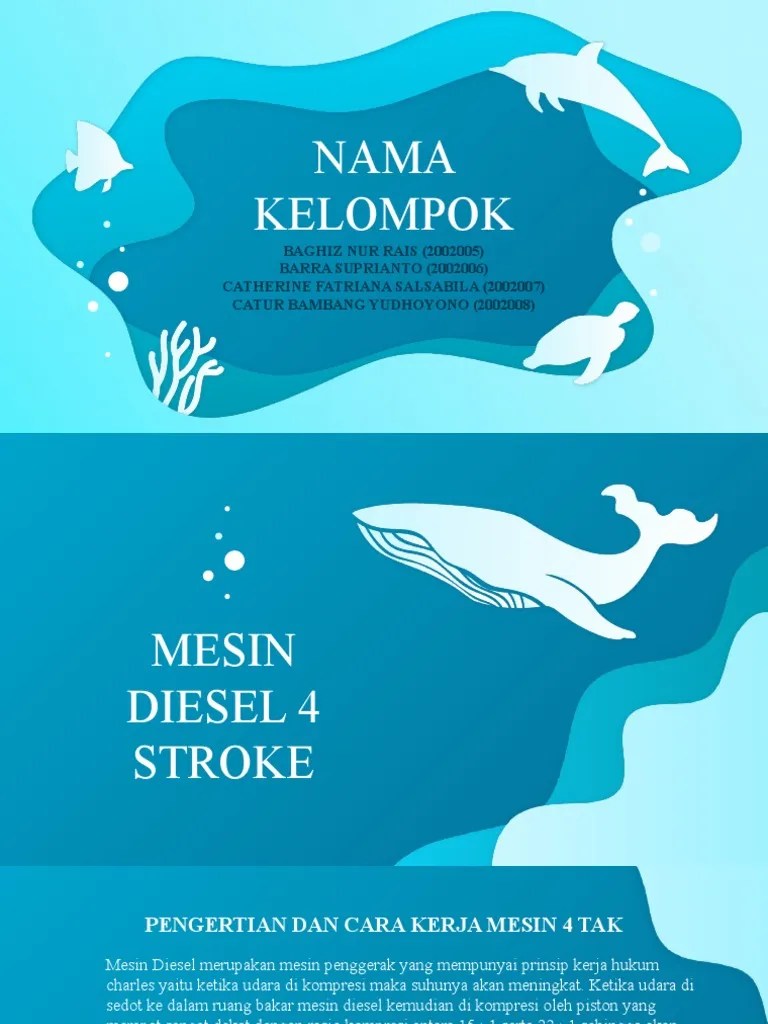 Mesin Diesel 4 Stroke Kelompok 2 | PDF