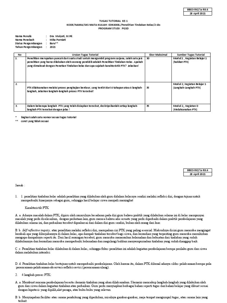 TUGAS 1 (PTK) Mika Purniati | PDF