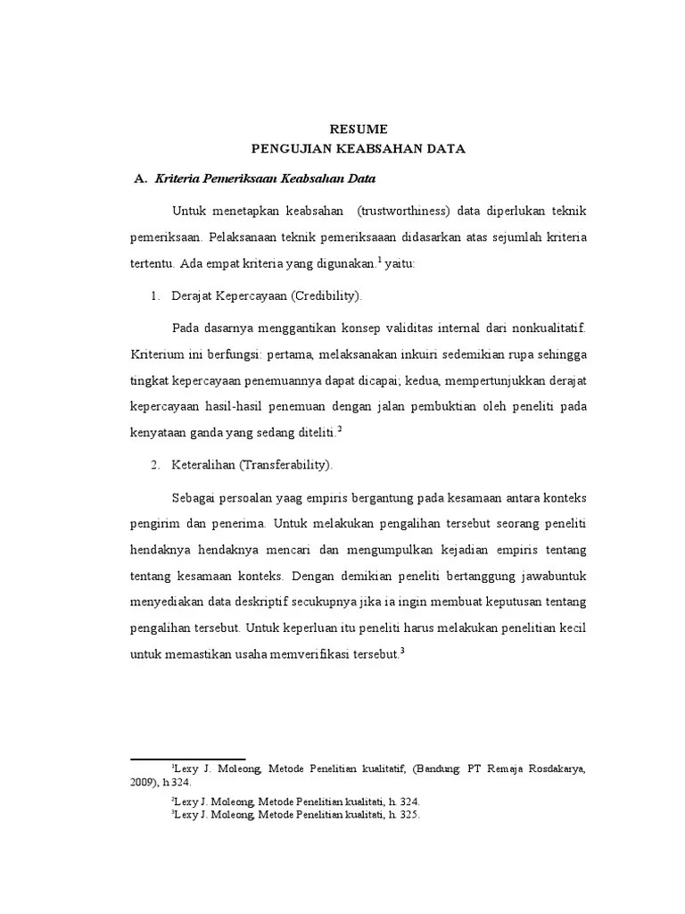 16 Keabsahan Dataa | PDF