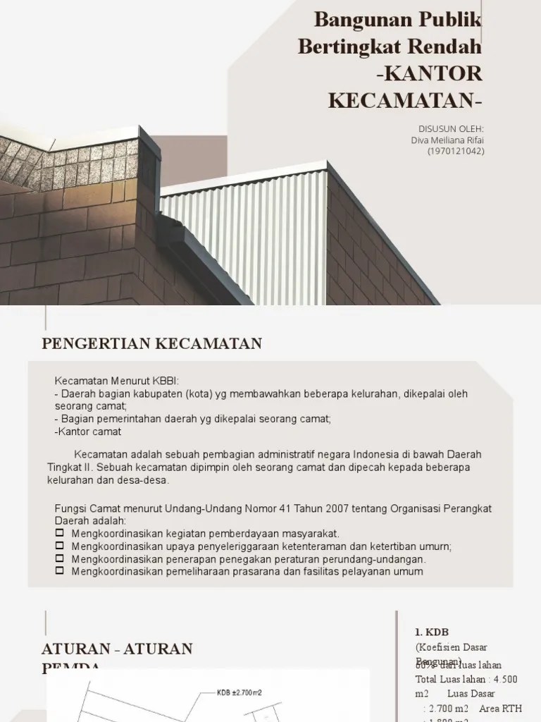 STUPA 3 - Kantor Kecamatan | PDF
