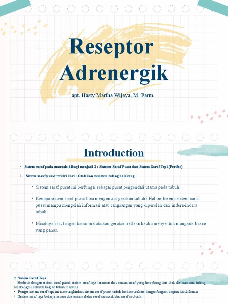 P9 - Reseptor Adrenergik | PDF