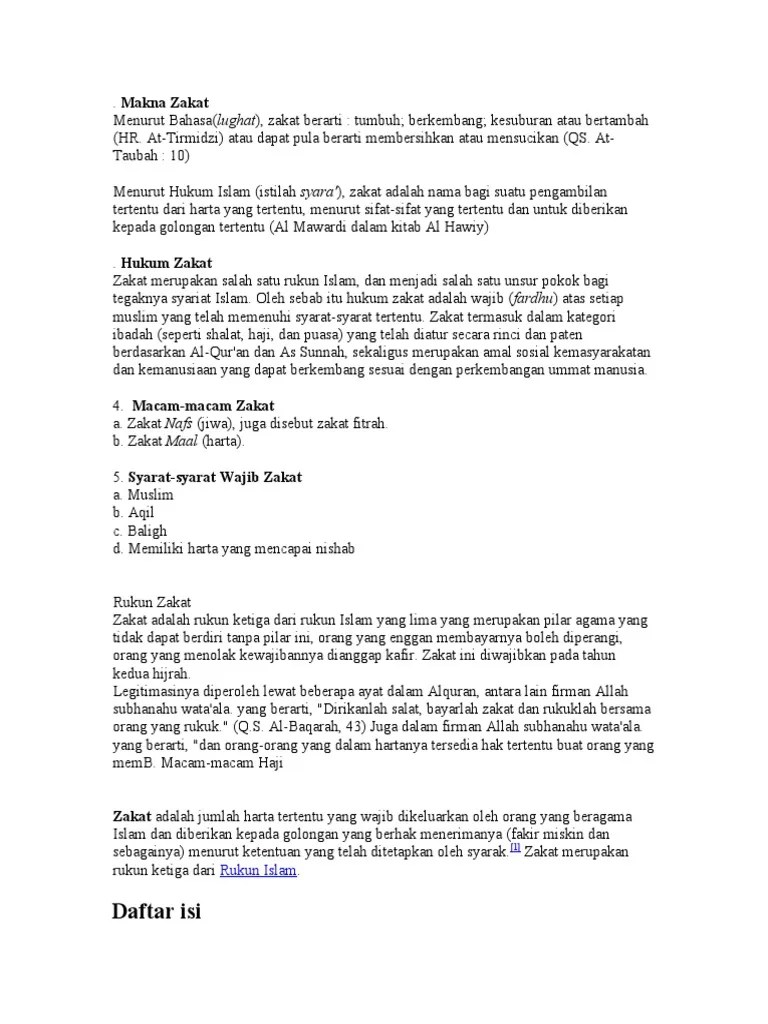 Pengertian Zakat, Haji Dan Wakaf (PAI SMK Kelas X) | PDF