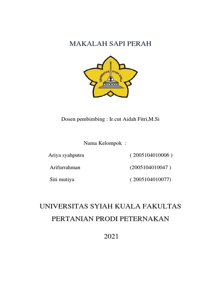 Makalah Sapi Perah | PDF