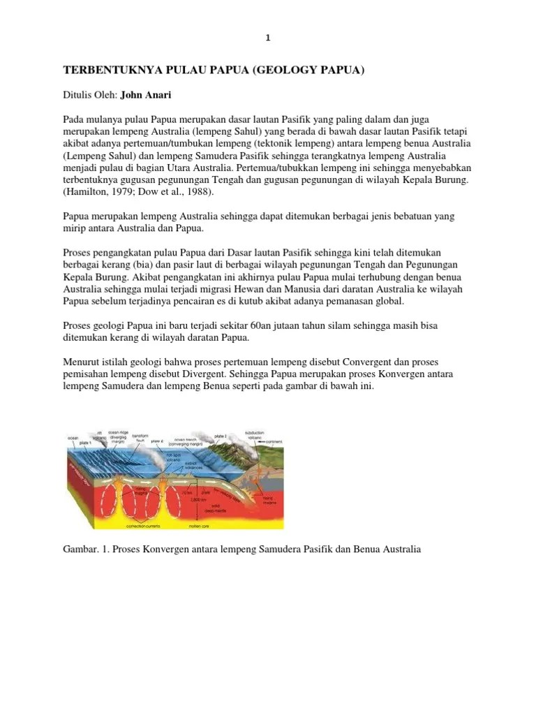 Terbentuknya Pulau Papua | PDF
