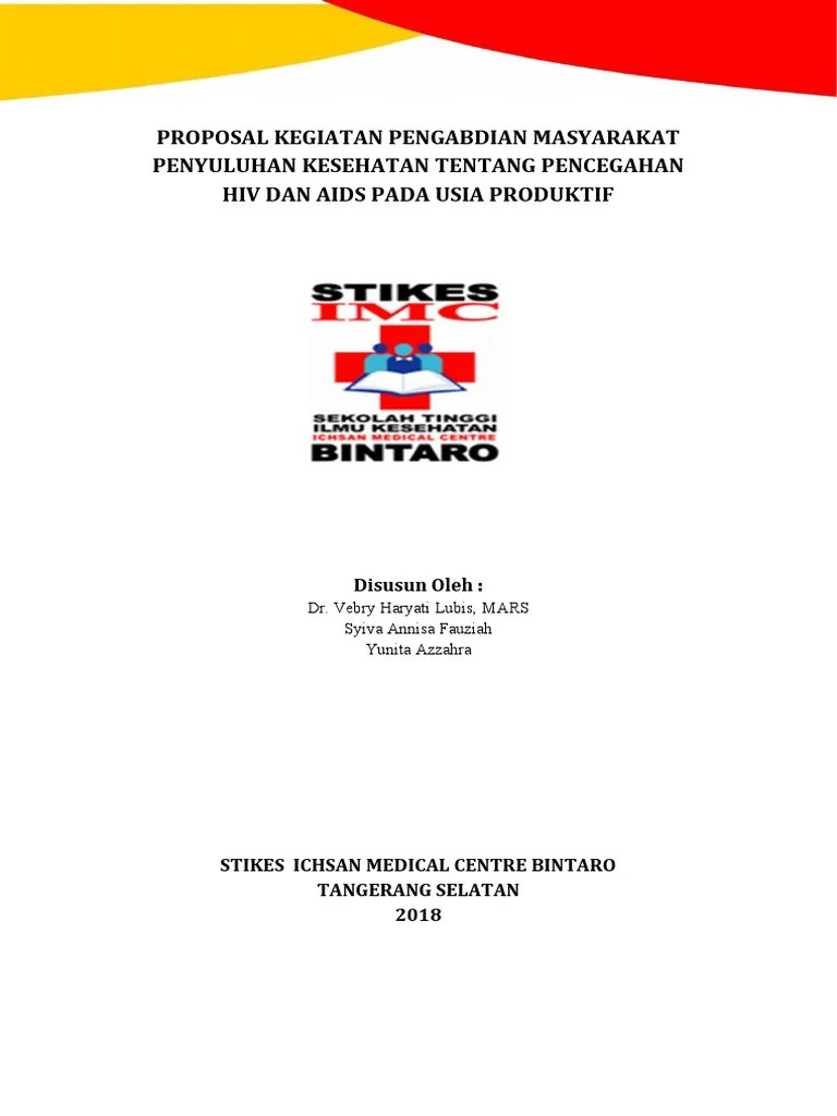 Proposal Penyuluhan HIV Dan Aids Dr. Vebry 2018-2019 | PDF