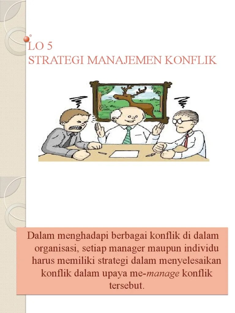 Lo 5 Manajemen Konflik | PDF