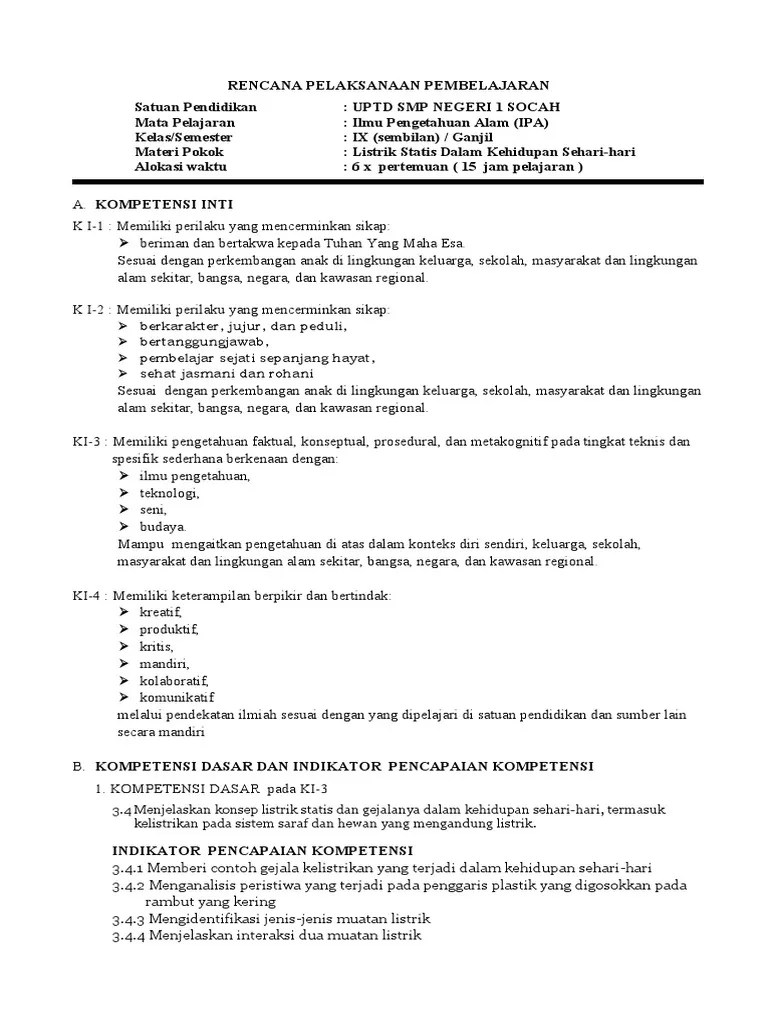 Listrik Statis Dalam Kehidupan Sehari-Hari | PDF