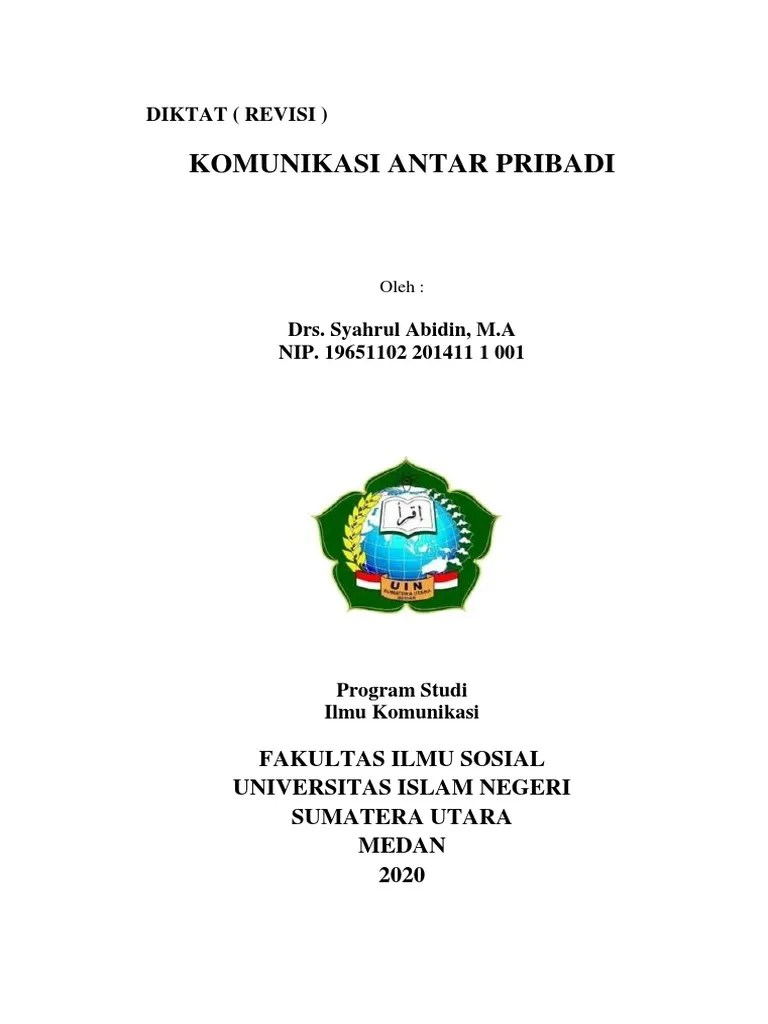 Komunikasi Antar Pribadi | PDF