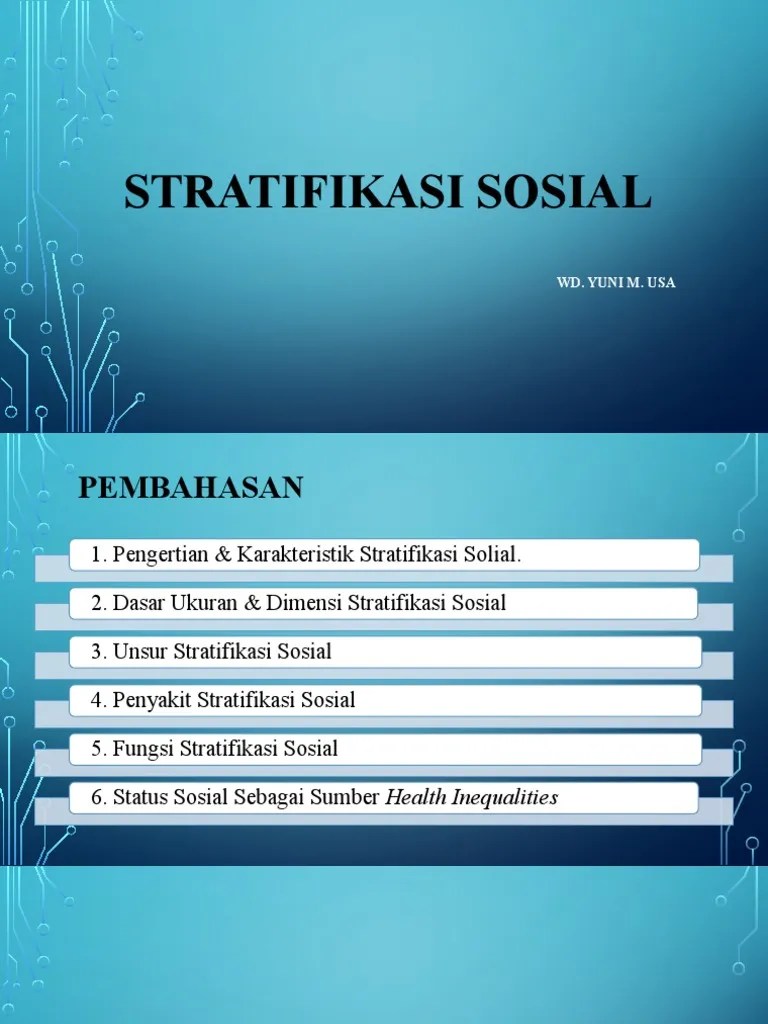 P3. Stratifikasi Sosial | PDF