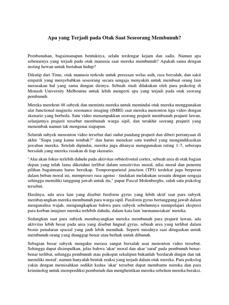 Resume Bahasa Indonesia Tentang Pasal | PDF