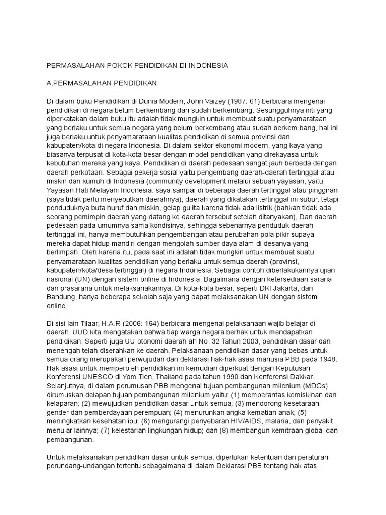 BAB 7 Landasan Pendidikan | PDF