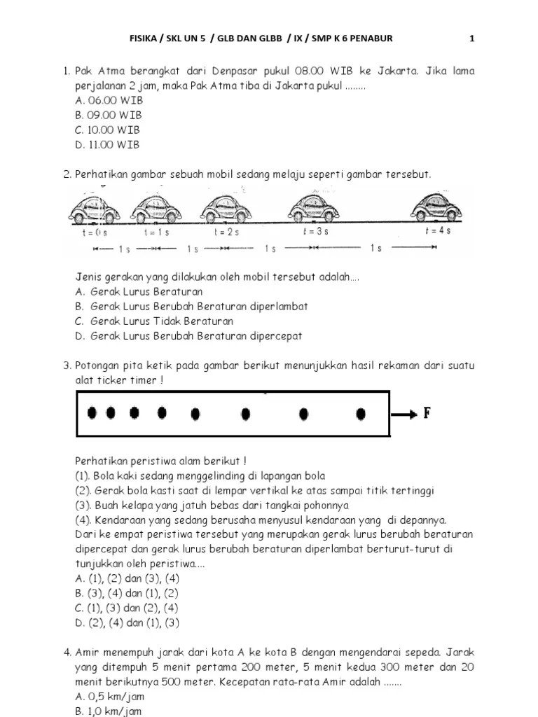 Materi Glb Dan Glbb Pdf – Dengan
