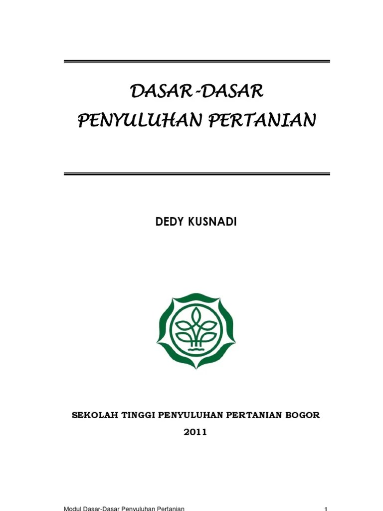Modul Dasar Penyuluhan (DK) | PDF