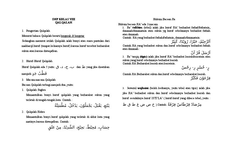 Materi Pai SMP Kelas Viii | PDF