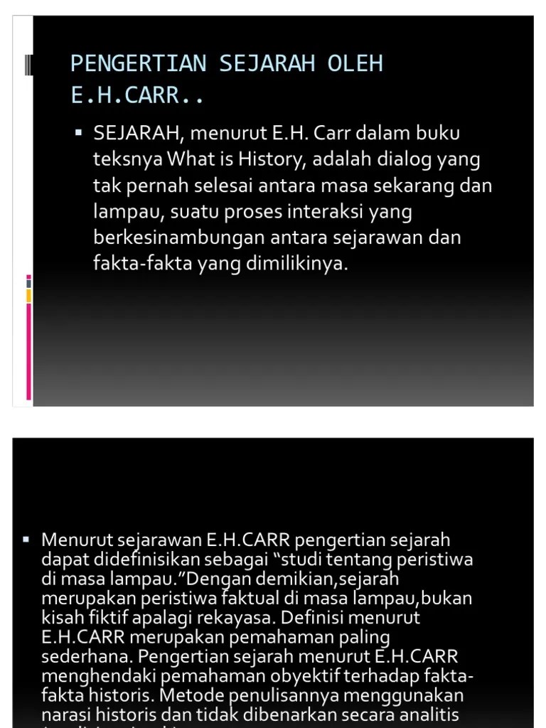 Pengertian Sejarah | PDF
