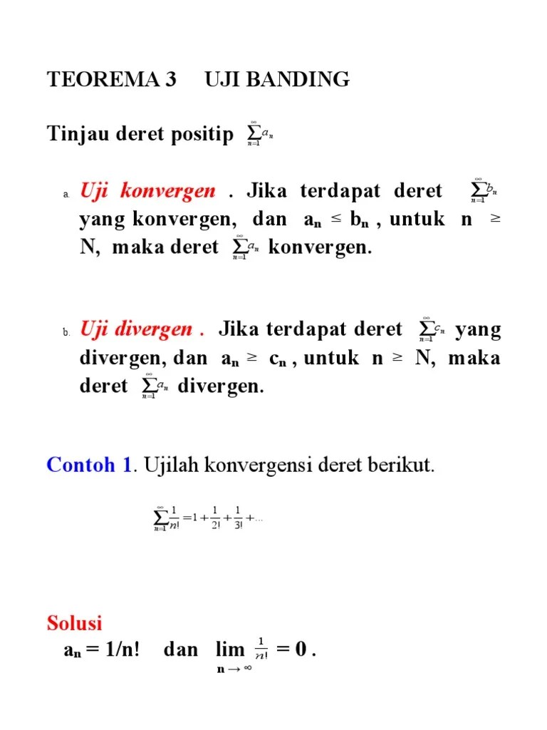 Contoh Soal Metode Deret Pangkat Terbaru 2021
