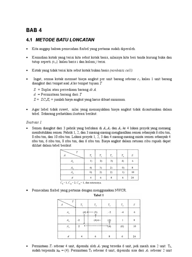 Metode Batu Loncatan | PDF
